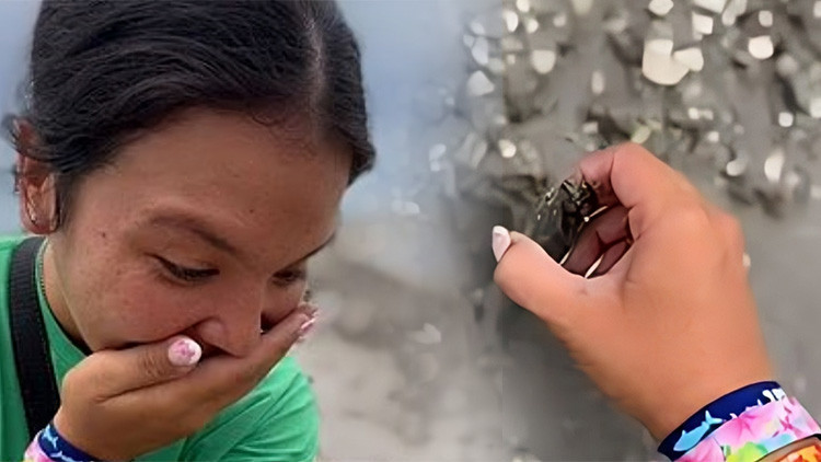 Deniz kenarında yürüyüş yaparken muhteşem bir keşfe imza attı Kendi de inanamadı: İmkansız bir şey bu