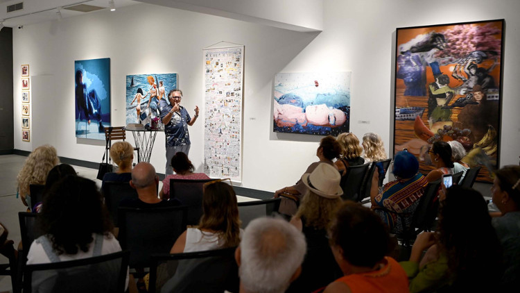 Bedri Baykam sanatın ve sanatçının zorlu serüvenini anlattı Bedri Baykam sanatın ve sanatçının zorlu serüvenini anlattı