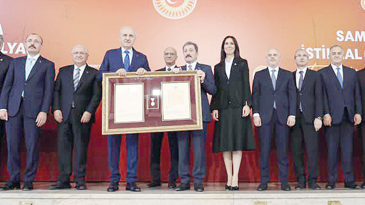 Samsun’a 101 yıl sonra İstiklal Madalyası Samsun’a 101 yıl sonra İstiklal Madalyası