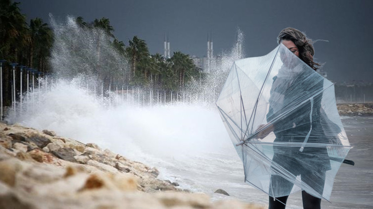 Kuvvetli rüzgar geliyor Meteoroloji bölge bölge uyardı: Bu illerde sağanak yağış bekleniyor