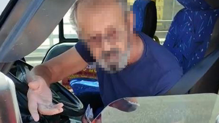 Denetimde ceza yiyen dolmuş şoföründen ilginç cevap: Yasak mı