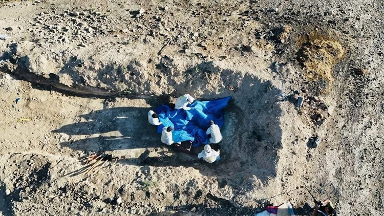 DEAŞın ölüm çukurunda çalışmalar başladı