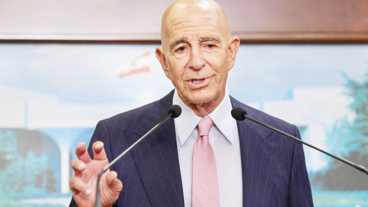 Büyükelçi Tom Barrack uyardı... İsrail Lübnan’a verdiği sözü tutmalı Büyükelçi Tom Barrack uyardı... İsrail Lübnan’a verdiği sözü tutmalı