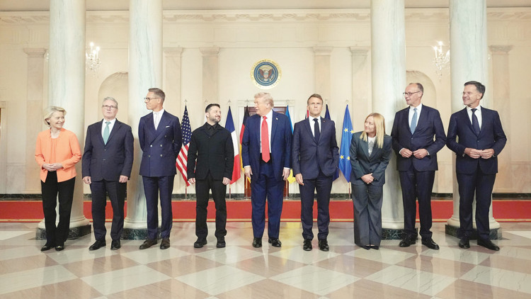 Avrupalı liderlerden Washington çıkarması... Beyaz Saray’da tarihi pazarlık