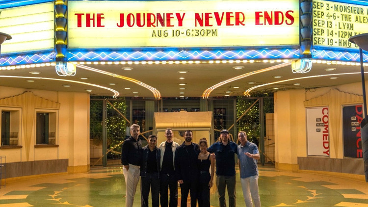 Enes Yılmazer’in Arkas Line ile yaptığı Atlantik yolculuğu Journey Never Endsin prömiyeri, Los Angeles’ta gerçekleşti