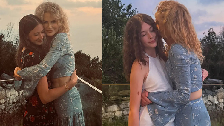 Hasretle akan gözyaşlarını onlarla dindirmişti… Güzel kızlarım nasıl da büyüdünüz