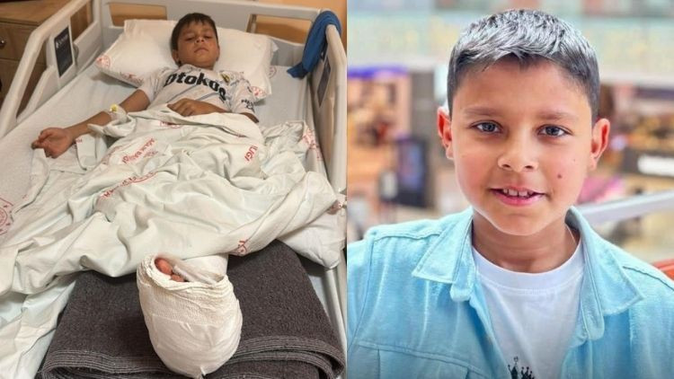 Balkondaki çocuğa kurşun isabet etti