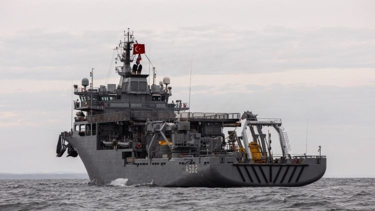 ‘TCG Işın’ gemisinden sonra TCG Alemdar da Halit Yukay için bölgede