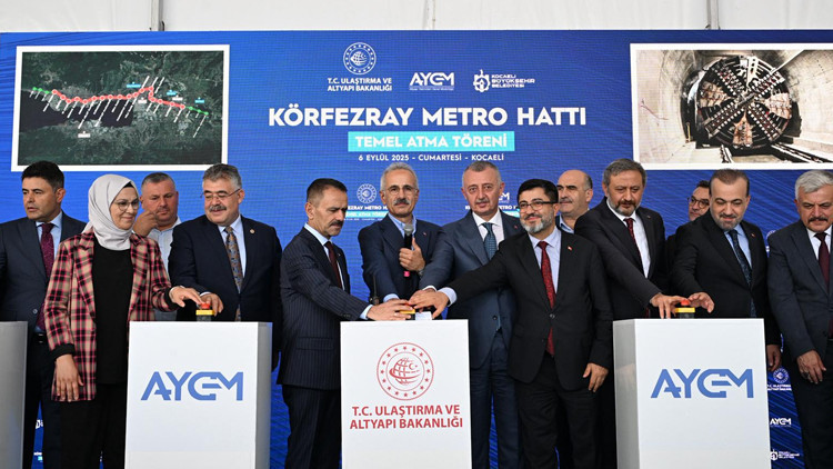 Körfeze 28,5 kilometrelik dev metro hattı Temeli atıldı