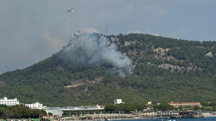 Antalyada orman yangını