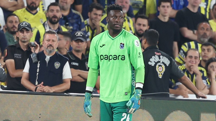 Trabzonsporda Andre Onana tam not aldı
