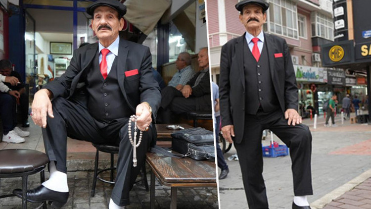 Yürüyen Çarşamba görenlerin ilgi odağı oluyor 50 yıldır bu şekilde geziyor: Kimseye bir özentim yok Yürüyen Çarşamba görenlerin ilgi odağı oluyor 50 yıldır bu şekilde geziyor: Kimseye bir özentim yok