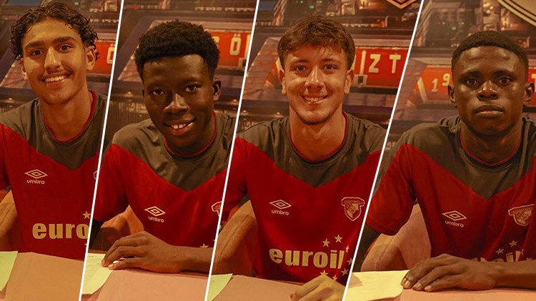 Göztepeye gençlik aşısı 4 oyuncuyla sözleşme imzalandı Göztepeye gençlik aşısı 4 oyuncuyla sözleşme imzalandı