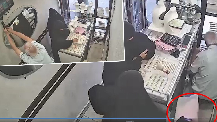 Diyarbakır’da kuyumcunun dikkatini dağıtıp, 2,5 kilogram altın çaldılar