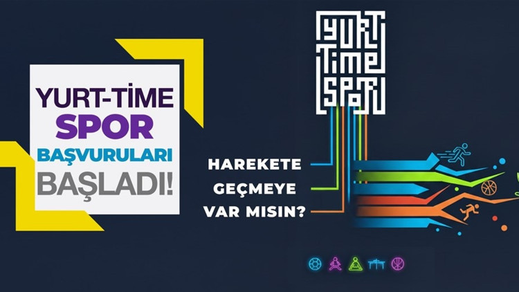 ‘Yurt-Time spor’ başvuruları başladı