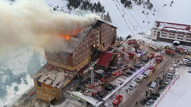 Kartalkayadaki otel yangını davasının 2. duruşması yapıldı