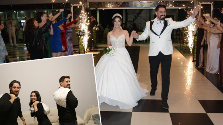 Köyden İndim Şehire filminden esinlendiler Sokak sokak gezip topladılar | En unutulmaz düğün takısı oldu