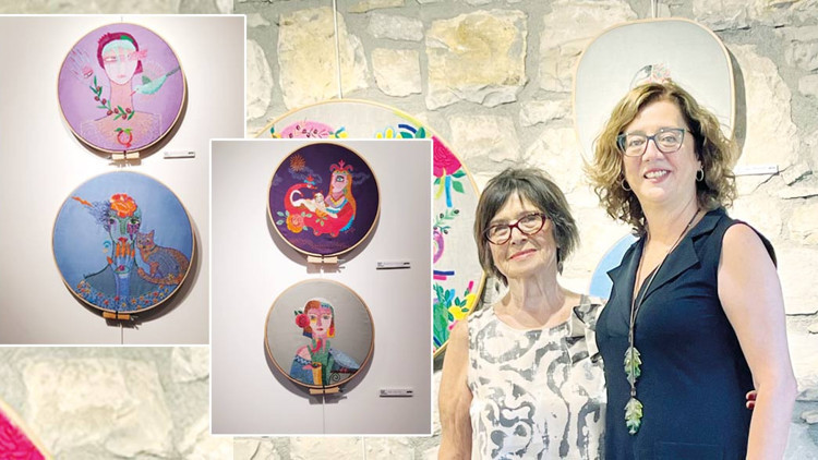 Nakış kasnağında ‘ikonik kadınlar’