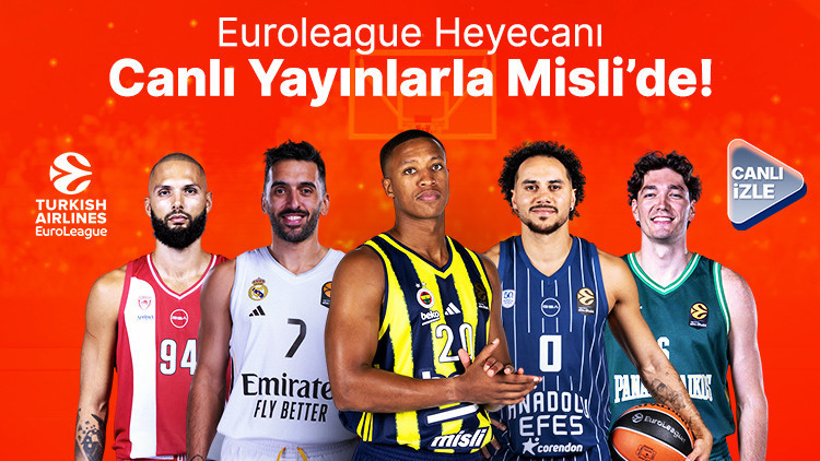 EuroLeague’de Yeni Sezon Başlıyor, Basketbolun Tutkusu Şampiyon Oranlar ve Canlı Yayınlarla Misli’de Yaşanıyor EuroLeague’de Yeni Sezon Başlıyor, Basketbolun Tutkusu Şampiyon Oranlar ve Canlı Yayınlarla Misli’de Yaşanıyor