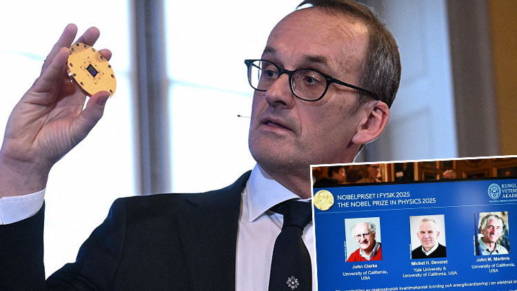 Son dakika... 2025 Nobel fizik ödülünün sahibi belli oldu Son dakika... 2025 Nobel fizik ödülünün sahibi belli oldu