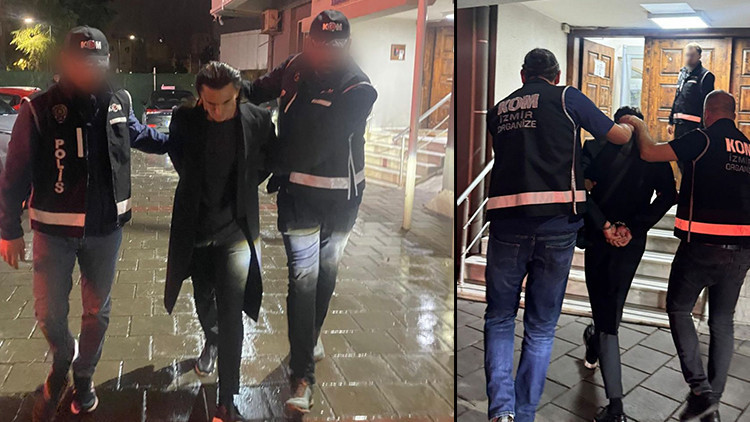 İzmirde organize suç örgütü elebaşı tutuklandı İzmirde organize suç örgütü elebaşı tutuklandı