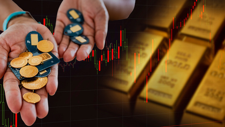 Tarihi zirve sonrası altında alarm İki büyük etkiyle altın fiyatları geriledi