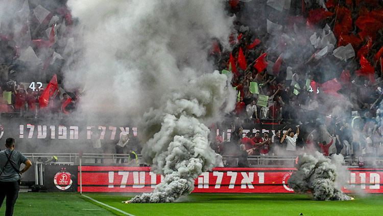 Tel Avivdeki şiddet, Maccabi-Hapoel derbisini iptal ettirdi