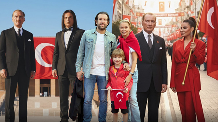 Bugün her yerde bir hazırlık, bir kutlama var... Yaşasın Cumhuriyet