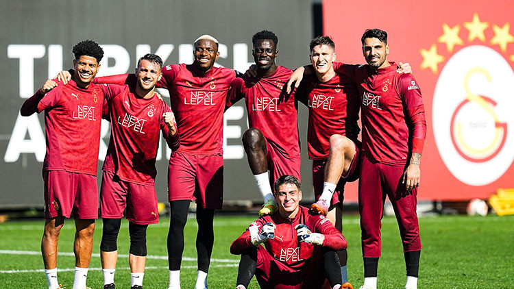Galatasarayda Trabzonspor maçı mesaisi