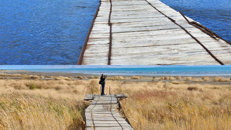 Van Gölündeki çekilme fotoğraflarda Van Gölündeki çekilme fotoğraflarda