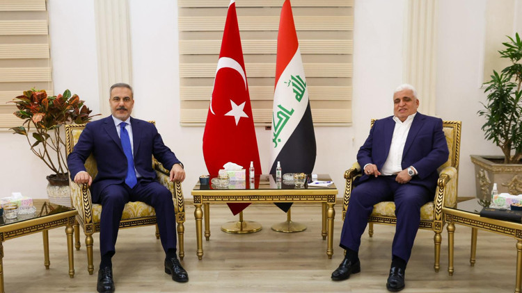 Bakan Fidan, Haşdi Şabi Komisyonu Başkanı Feyyad ile görüştü Bakan Fidan, Haşdi Şabi Komisyonu Başkanı Feyyad ile görüştü