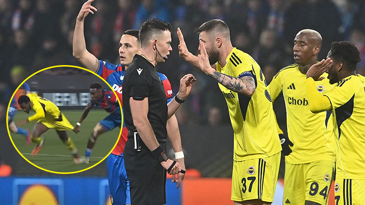 Viktoria Plzen-Fenerbahçe maçında şok karar 90+7de VAR inceledi, penaltı verilmedi