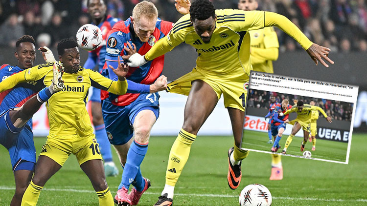 Fenerbahçenin Viktoria Plzen maçında beklediği penaltı dünya basınında Skandal