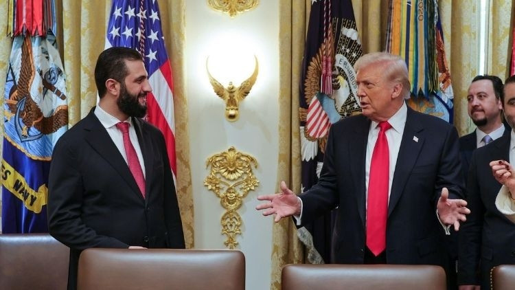 Beyaz Sarayda kritik görüşme Trump, Şara ile biraraya geldi