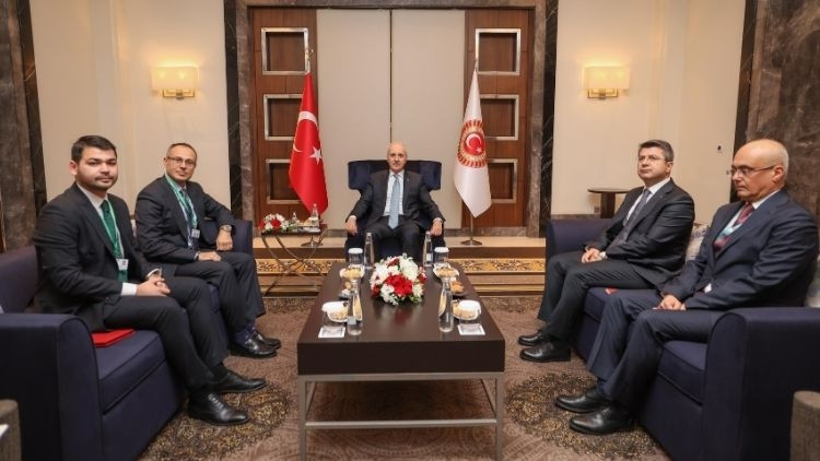 TBMM Başkanı Kurtulmuş, AGİT PA Başkanı Pons ile görüştü