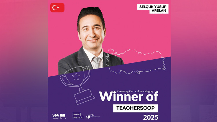 Selçuk Öğretmen yeşil müfredatla dünya birincisi