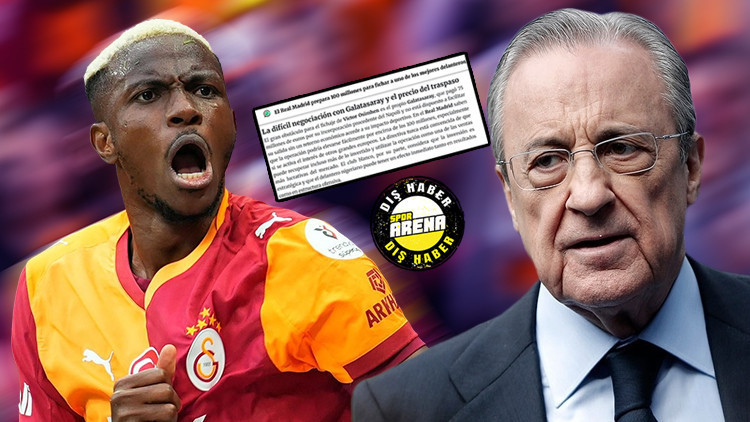Real Madrid, Victor Osimhen için geliyor İspanyollar, Galatasaraya yapılacak teklifi duyurdu Real Madrid, Victor Osimhen için geliyor İspanyollar, Galatasaraya yapılacak teklifi duyurdu
