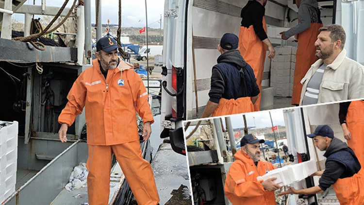 Marmara Denizinden kasa kasa çıkardılar Limanda hareketlilik yaşandı Marmara Denizinden kasa kasa çıkardılar Limanda hareketlilik yaşandı