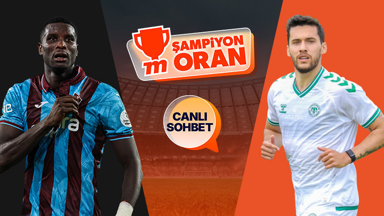 Trabzonspor, Konyasporu konuk ediyor Maçın heyecanı canlı sohbet ve Şampiyon Oranlar ile Mislide