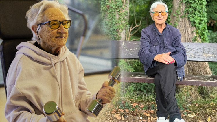 101 yaşında ve her gün 2 saatini spor salonunda geçiriyor Genç kalmasının en önemli sırrını anlattı: Hareketli olmak harika ama...