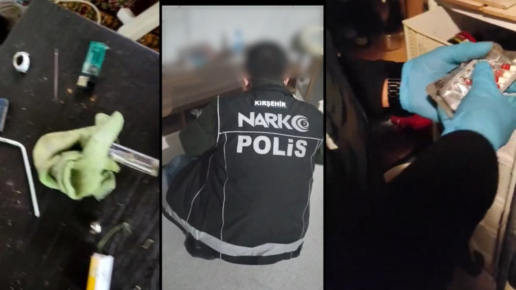 Kırşehirde uyuşturucu operasyonunda 1 tutuklama
