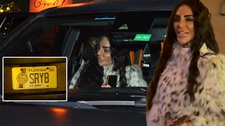 Süreyya Yalçın ABD plakalı aracıyla İstanbulda Süreyya Yalçın ABD plakalı aracıyla İstanbulda