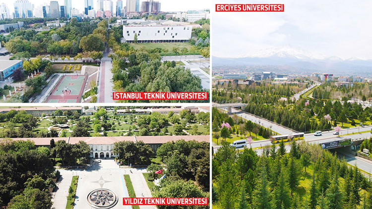 Yeşil kampüs sıralamasında Türkiye başarısı Yeşil kampüs sıralamasında Türkiye başarısı