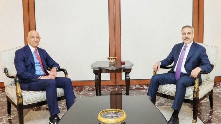 Bakan Fidan Barrack’ı kabul etti Bakan Fidan Barrack’ı kabul etti