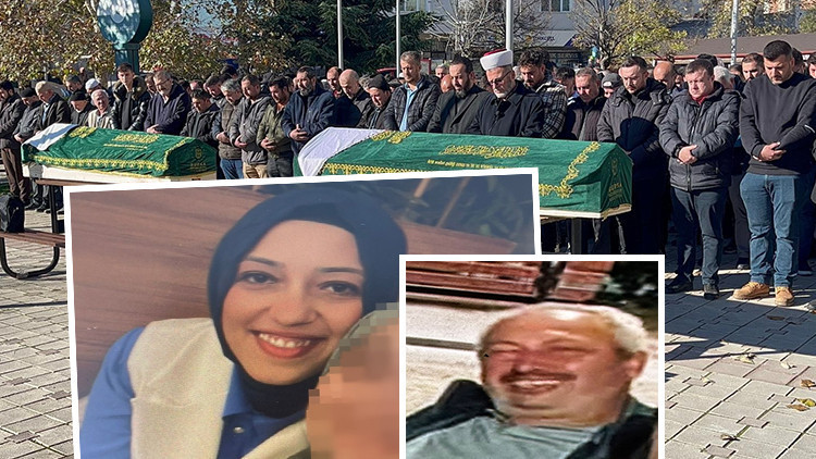 Kübra, katili olan babasıyla yan yana toprağa verildi Kübra, katili olan babasıyla yan yana toprağa verildi