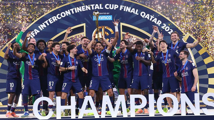 2025 FIFA Kıtalararası Kupada şampiyon Paris Saint-Germain