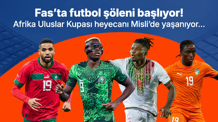 Fas’ta futbol şöleni başlıyor Afrika Uluslar Kupası heyecanı Misli’de yaşanıyor…
