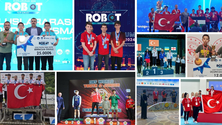 Uluslararası yarışmalarda 272 madalya Uluslararası yarışmalarda 272 madalya