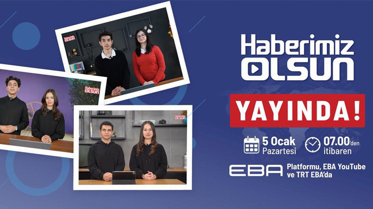 Öğrenciler kamera karşısında Haberimiz olsun yayında