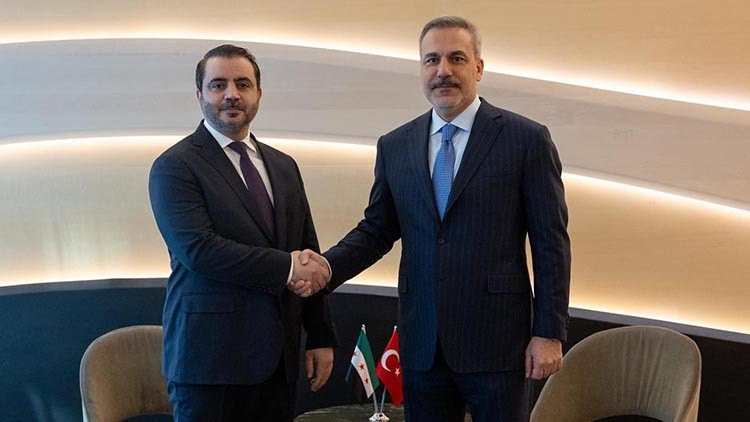 Dışişleri Bakanı Hakan Fidan Suriyeli mevkidaşı Şeybani ile görüştü